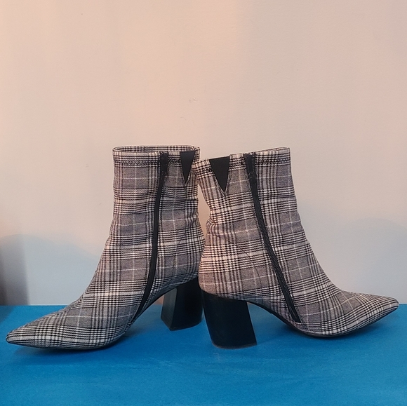 Jeffrey Campbell Plaid Ankle Booties - Picture 13 of 15